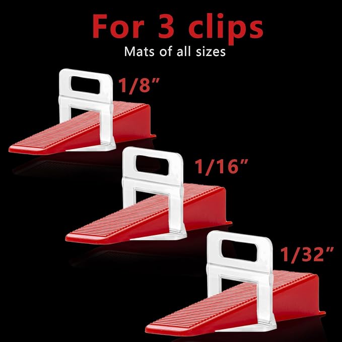 Reusable Leveling Wedges, Reusable Tile Leveling System Wedges - Image 3
