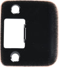 Oil Rubbed Bronze 1-1/2" Inch Extended Lip Strike Plate Round Radius Corners by Designers+Impressions