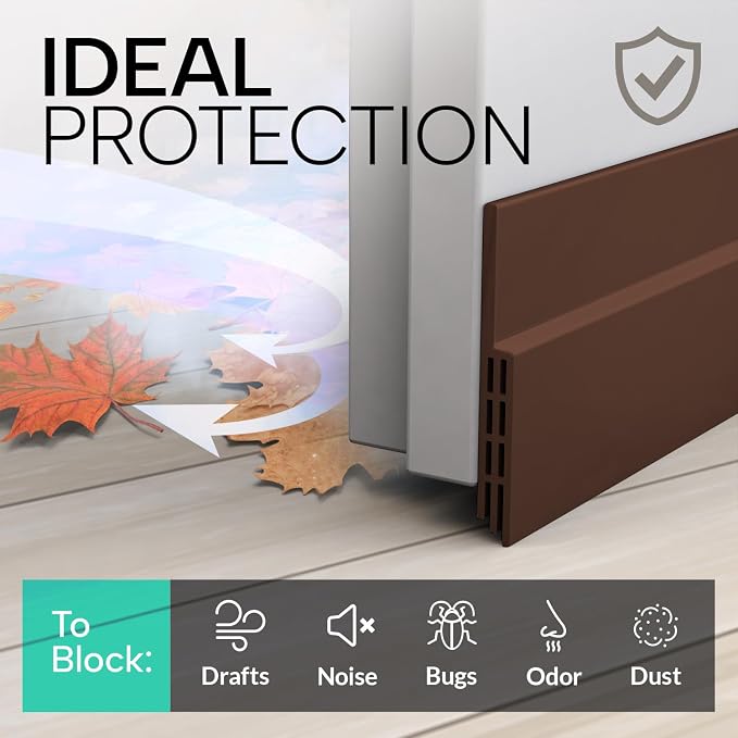 Vellure® door draft stoppers for bottom of door - Image 3