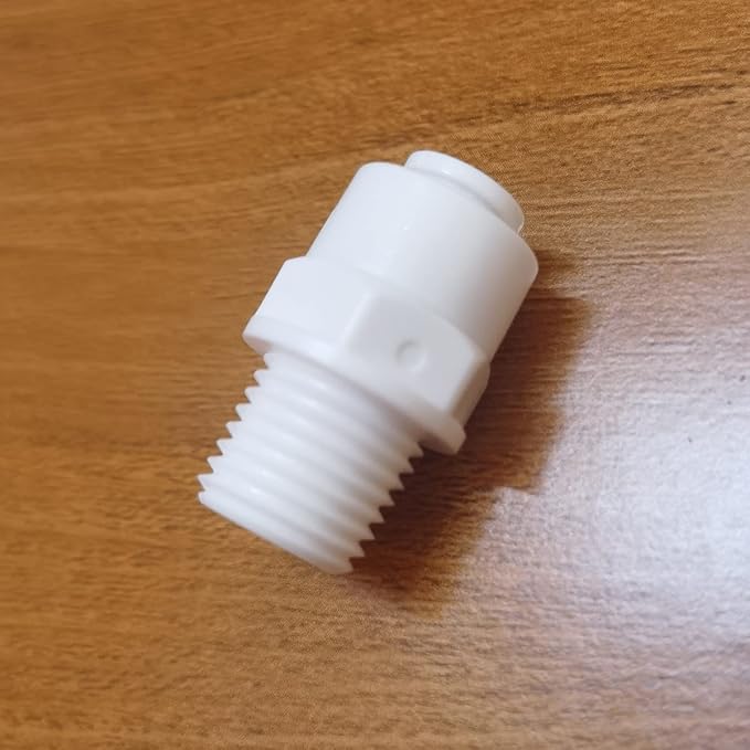 Malida Push to Connect 1/4 Male Connector 1/4 RO Tube Fitting, 10 Pack | Food - Image 3