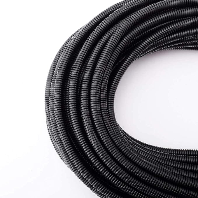 ZhiYo 50 FT 1/4" Wire Loom Split Tubing Auto Wire Conduit | Flexible Cover - Image 4