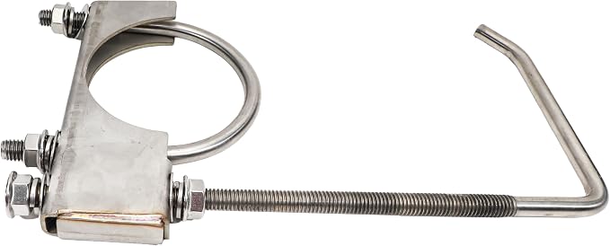 2 Pcs 3.0" Exhaust Clamp with Hanger, Heavy Duty Exhaust Hanger with Clamp - Image 5