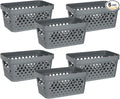 Glad Plastic Baskets for Organizing, Linen Closet, and Bathroom | Nesting Shelf by GladTrashFoodStorage