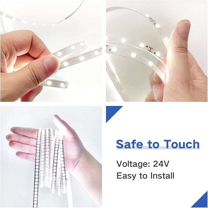 Small Led Light Strip, 12V Updated 24V Dimmable Cuttable LED Lights Strip - Image 4