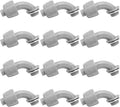 BBTO 12 Pieces 1/2 Inch Liquid Tight Connector Flexible Non Metallic Electrical by BBTO