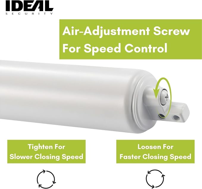 Ideal Security Heavy Duty Storm Door Closer - Image 2