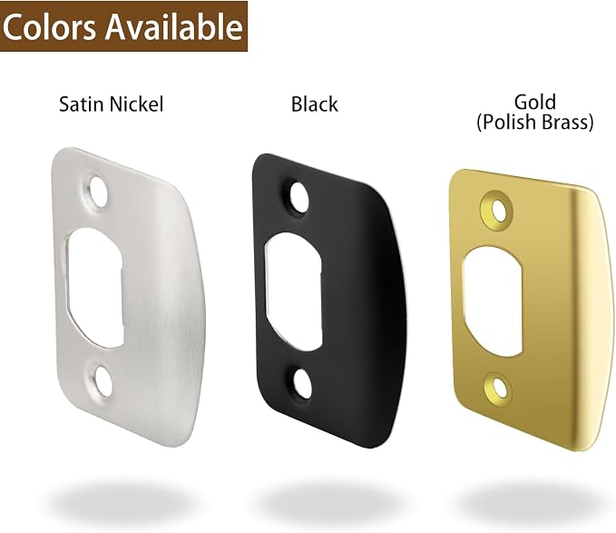 Door Latch Restorer Strike Plates, Standard Striker Plates - Image 6