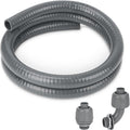 Electrical Conduit Kit 1/2" 4ft, AC Whip Kit, Liquid-Tight PVC Conduit | by HOMNUTS