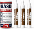 White Wood Filler Sticks 3 Pack, Base Filler Putty & Sticks by Smaphy