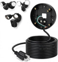 30ft/9M Power Cord with Adapter and Plug-in Mount by CaGuan