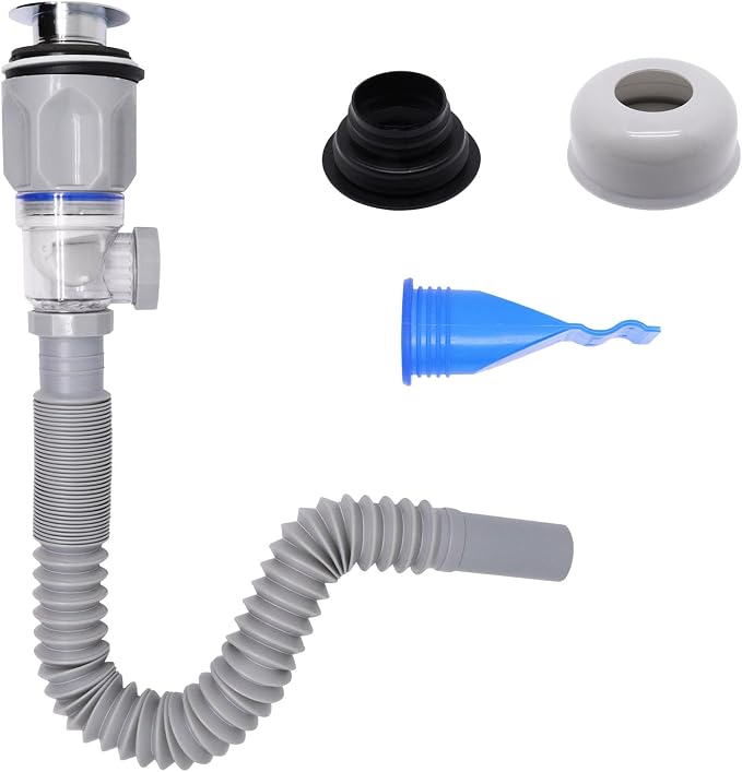 Bathroom Sink Drain Kit, Sink Drain Pip Kit by Unknown