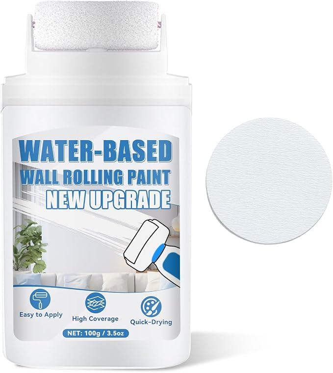 White Paint for Wall, All-in-One Repair Kit by Nexkayee