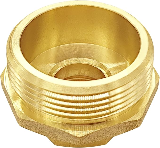 Joywayus Brass Swivel Pipe Fitting 3/4" GHT Female x 1-1/2"NPT Male | Garden - Image 5