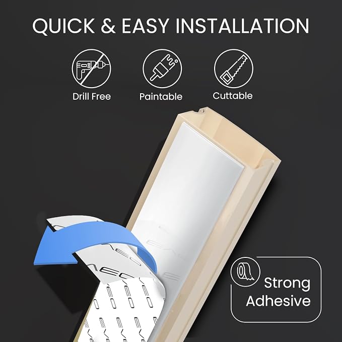 EVEO Cable Hider Wall 306” - Image 2
