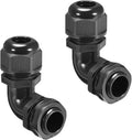M20 Cable Gland, 90 Degree Adjustable 9-14mm Strain Relief, Cord Connectors by LeMotech