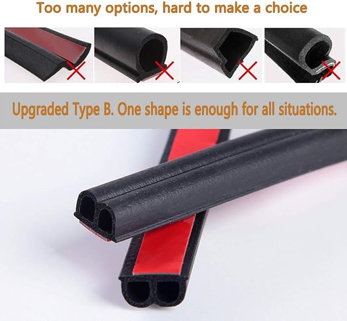 33Ft Universal Self Adhesive Weather Seal Strip - Image 4