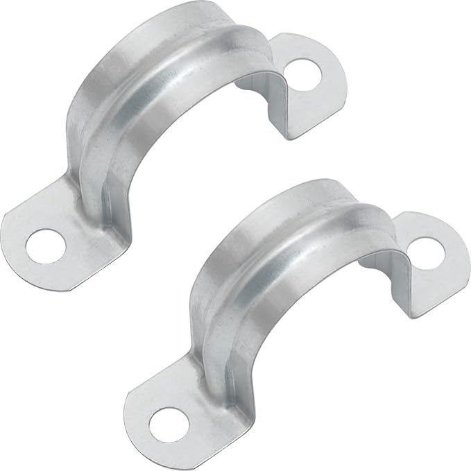 20 PCS 2 Inch Reinforced Rigid Pipe Strap, 2 Holes U Bracket Cable Clamp Hanger - Image 7
