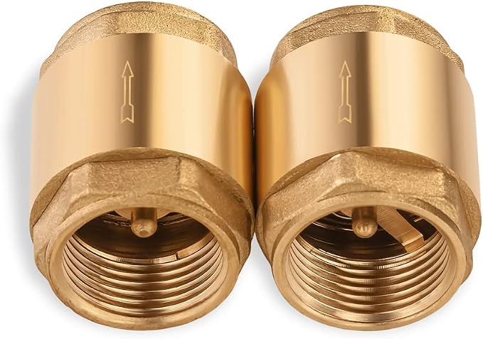 2 pcs Brass One Way Check Valve 3/4" Female Backflow Preventer, Check Valve - Image 9