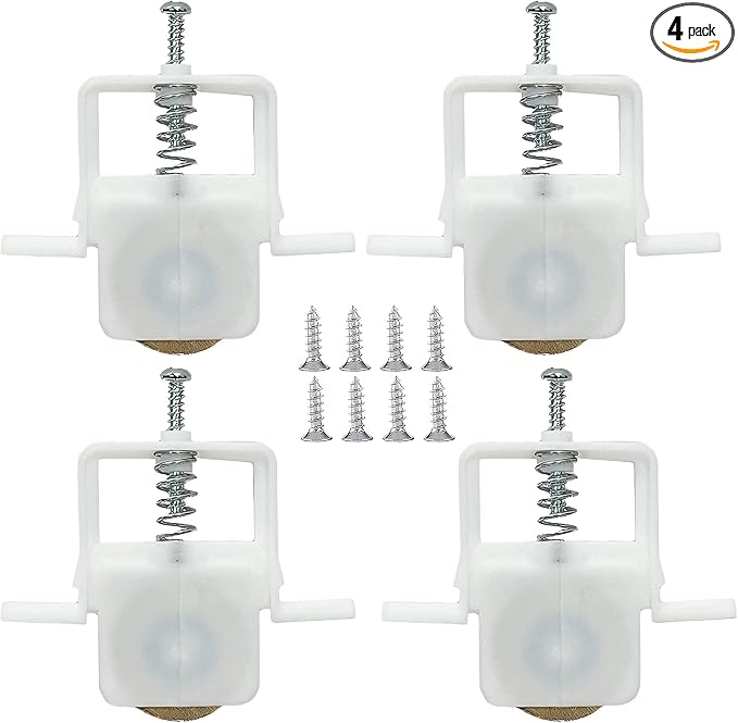 4-Pack Sliding Screen Door Rollers Replacements Hardware by Augenweide