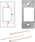 Deadbolt Restorer Strike Plate, Fix Dead Bolt Misalignment/Sticking/Jamming by MOSECYOU