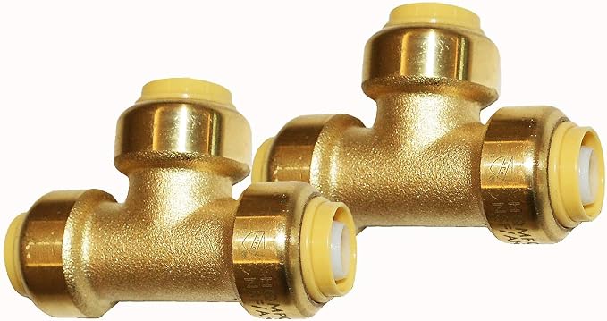 Pex fitting 3/4" Push Fit Plumbing Tee, Pex Fititng Push-to-Connect Plumbing by HQMPC