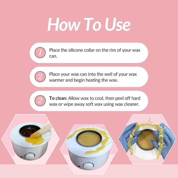 Reusable Non-Stick Silicone Wax Collars - Image 8