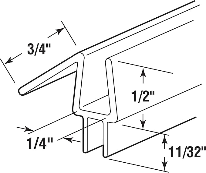 Prime-Line M 6256 Frameless Shower Door Bottom Seal - Image 5