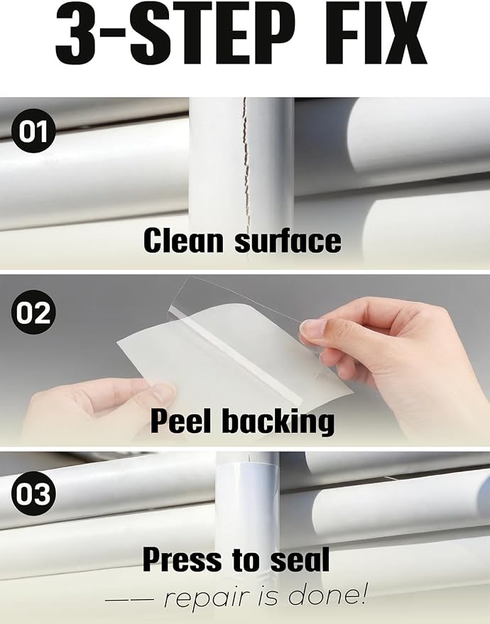 Self-Adhesive Bathtub Repair Kit & Vinyl Siding Patch Kit - Image 6