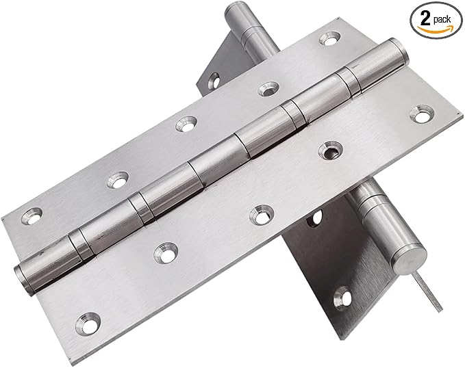 2 Pcs 8 Inch Stainless Steel Ball Bearing Door Hinges by Hyever