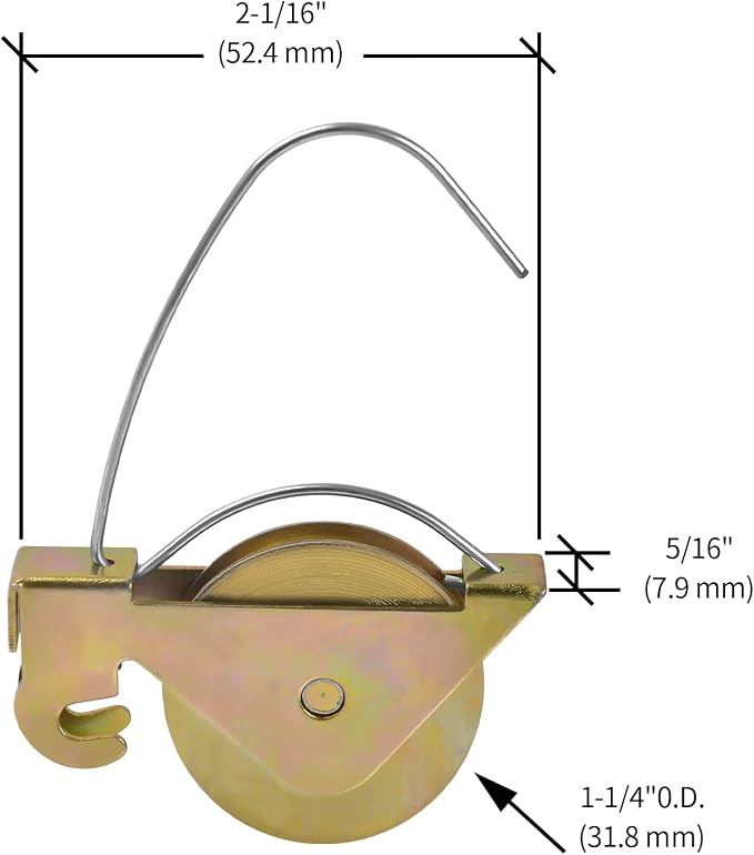 2-Pack Sliding Screen Door Rollers - Image 2