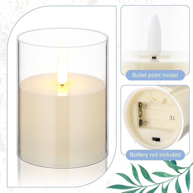Yunlly 32 Pcs Rose Candle Rings - Image 3