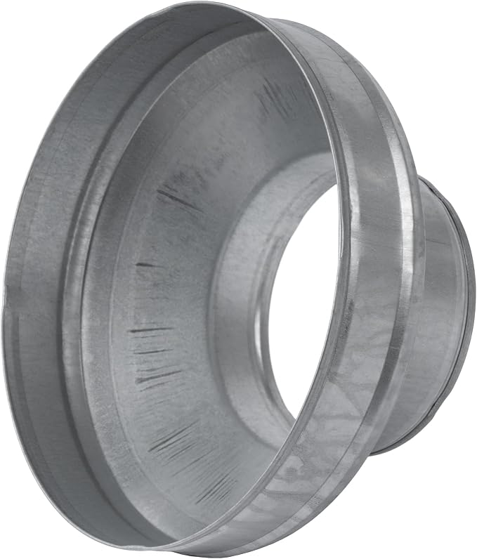 10" to 6" Inch Galvanized Steel Round Duct Reducer - Image 3