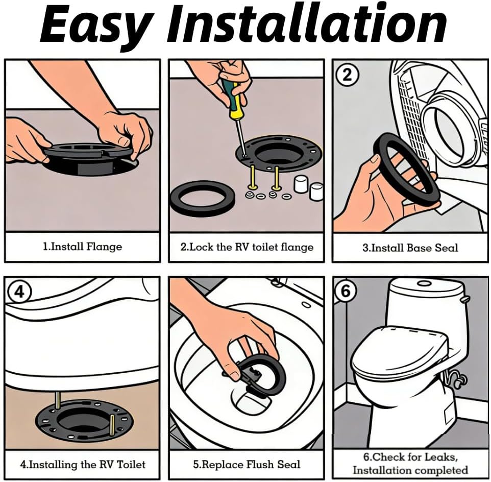 Dometic RV Toilet Seal Kit 3'' Flange - Image 4