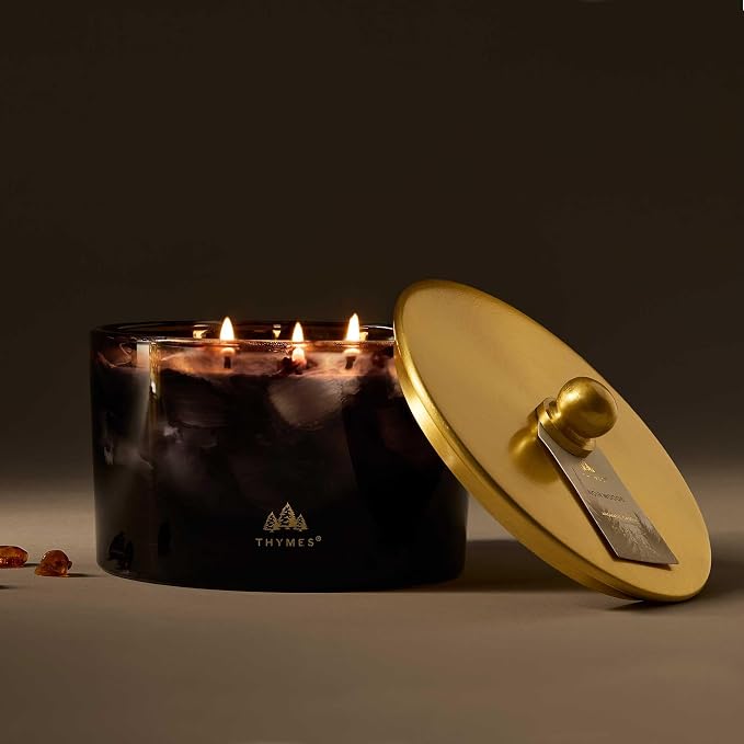 Thymes Noir Woods Scented Candles - Image 2