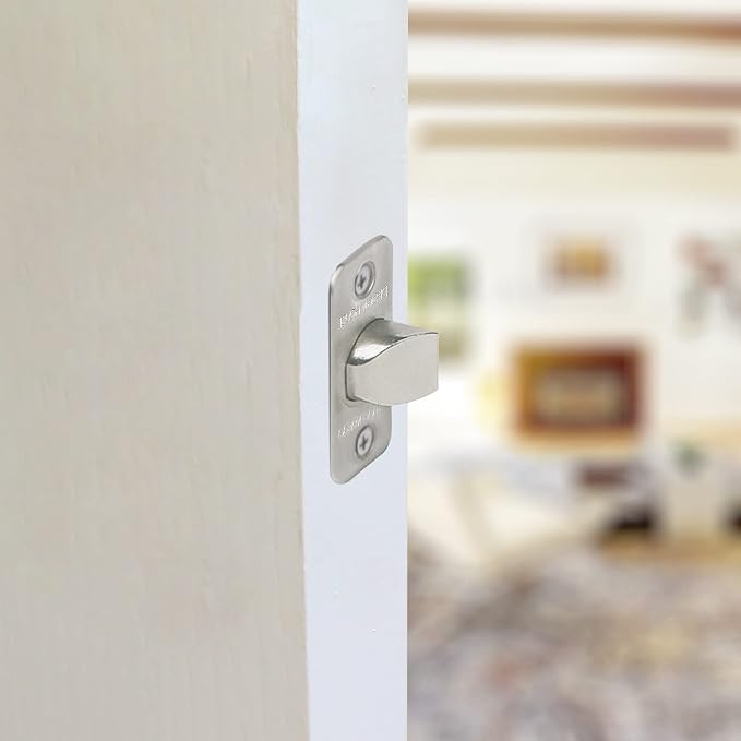 Design House Pro Series Passage Door Latch, Satin Nickel - Image 4