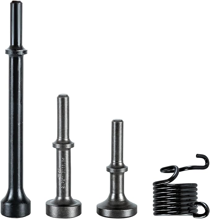 4 PCS Air Hammer Bits Set Smoothing, Pneumatic Chisel by DUPDMKIN
