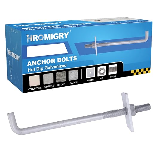 1/2” x 8” Concrete Anchor Bolts L Shaped - Image 2