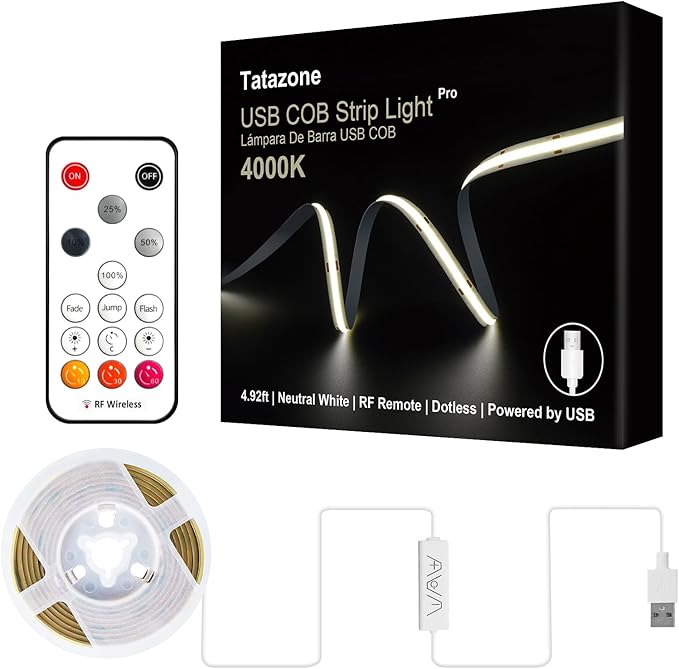 Tatazone 5V USB COB Led Strip Light by Tatazone