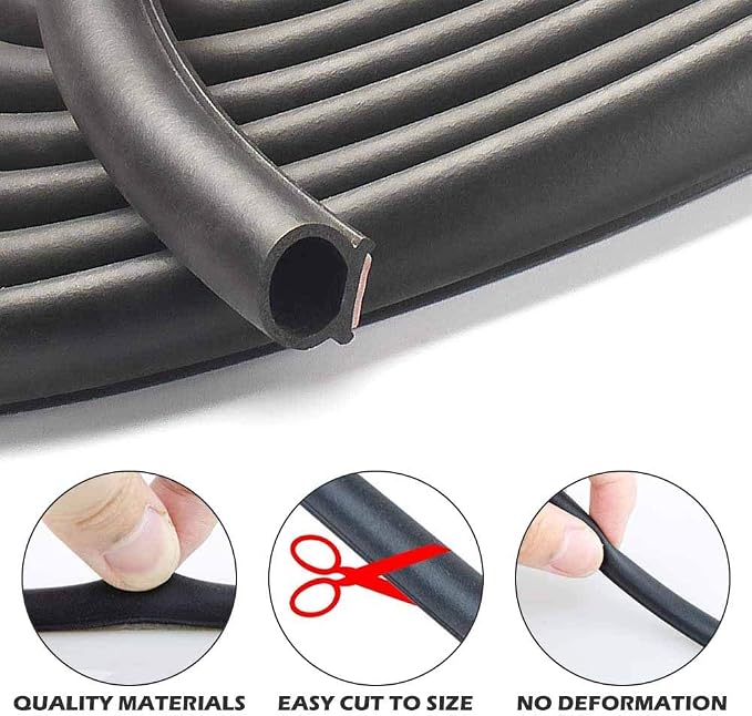 19.7 Feet Long Weather Stripping Seal Strip - Image 7