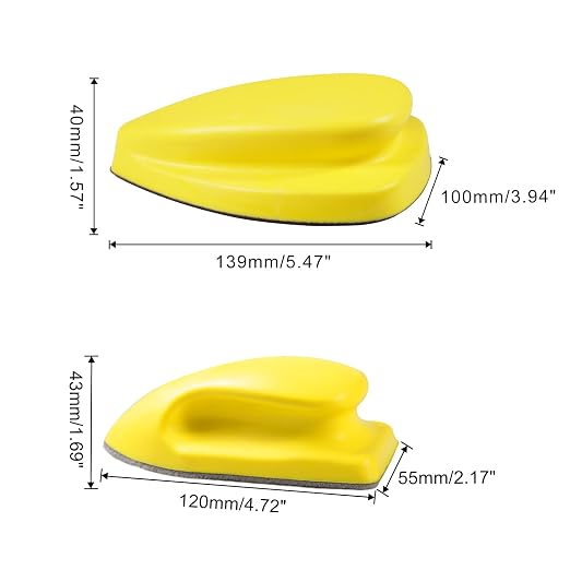 SPEEDWOX 3 Pack Hand Detail Sanding Blocks Mouse Hook and Loop Sanding Pad - Image 6