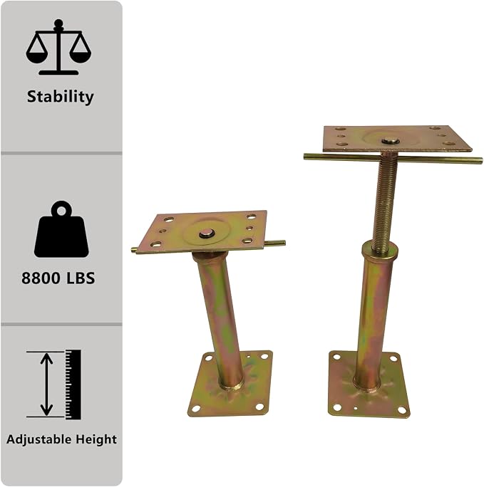 11" - 16" Adjustable House Floor Jack Post Screw Home - Image 8