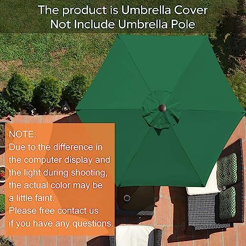 EliteShade USA 7.5FT Replacement Covers 6 Ribs Market Patio Umbrella Canopy - Image 4