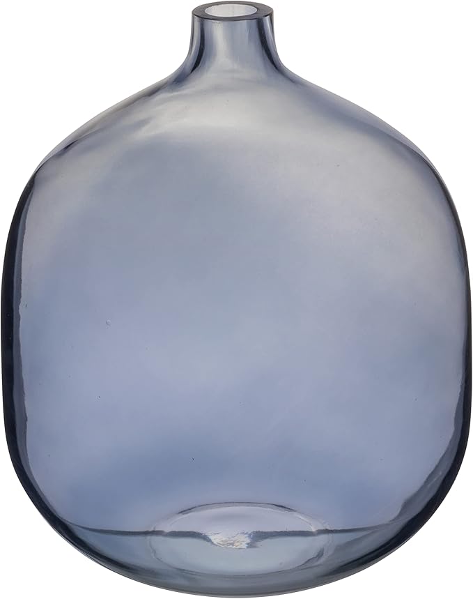 Modern Clear Tinted Glass Vase by Bloomingville