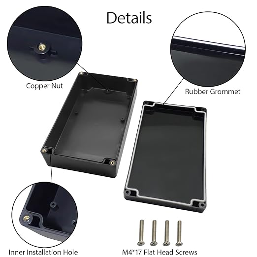Project Box ABS Plastic Junction Box IP65 Waterproof Hobby Box Electrical Boxes - Image 4