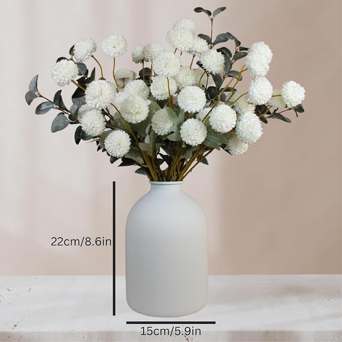 Large White Vase, Big Iron Vase - Image 4
