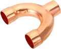 PATIKIL 7/8 Inch ID Copper Fitting, 3 Way Y Type 99.9% Pure Copper Pipe Fitting by PATIKIL