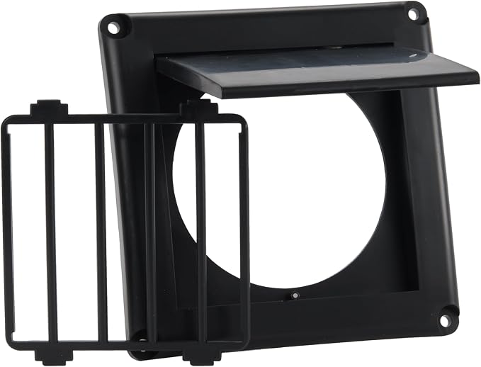 EverSafe 4" Dryer Vent Cover for Exterior Wall Vent Hood Outlet, Auto Airflow - Image 4