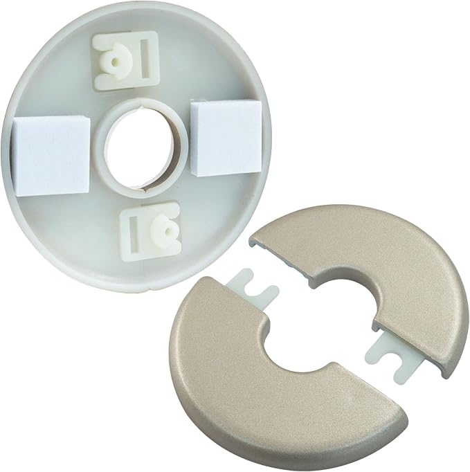 4 Pcs Gold Wall Split Flange Escutcheon Plate - Image 2
