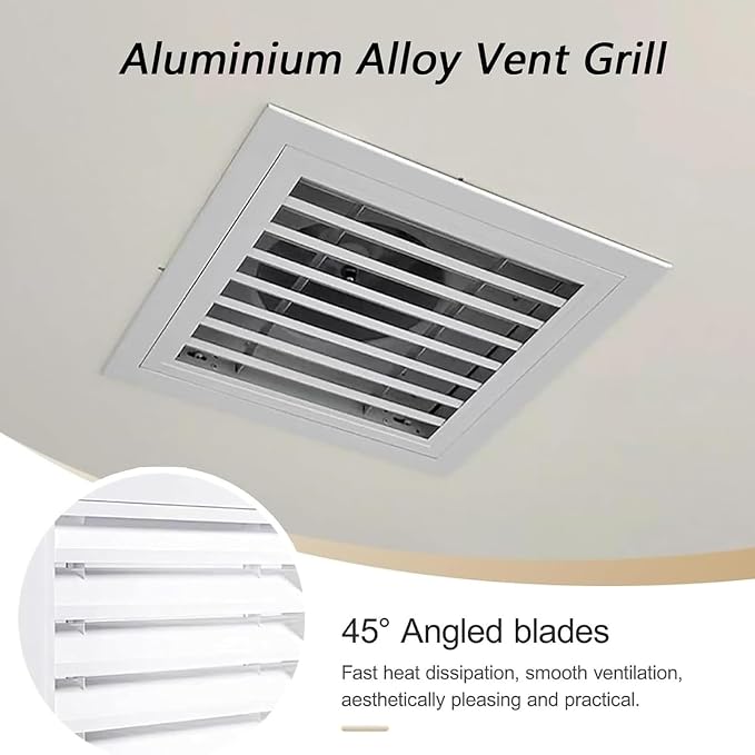 Steel Decorative Air Return Vent Cover, Ventilation Grill Plate - Image 3