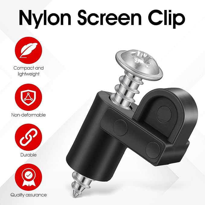 24 Pack 3/8 Inch Offset Window Screen Clips - Image 6